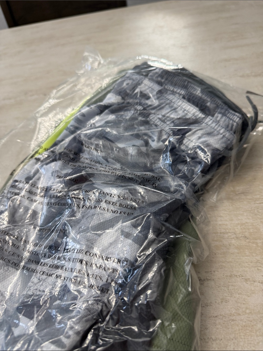 The Children's Place 5-Pack Athletic Shorts in Neon Yellow, Olive & Gray Tones - Picture 4 of 10